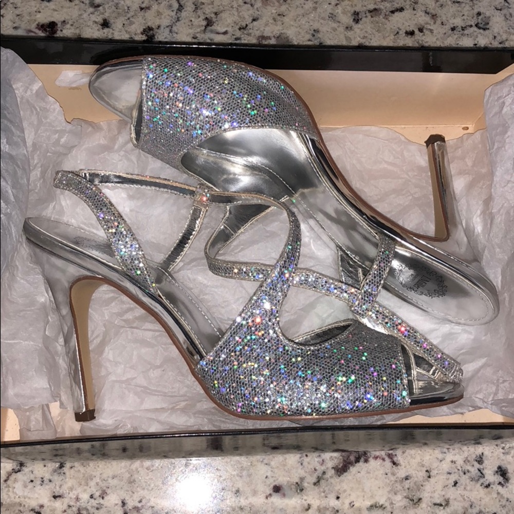 💚I.Miller Holo/Sparkly Heels